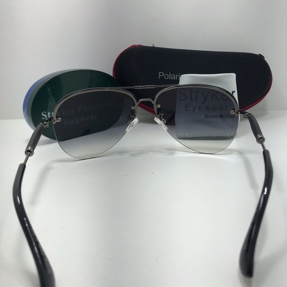 New Stryker Semi Rimless Gray Gradient Lenses - Picture 5 of 8